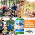 thumbnail image 3 of Flame King Refillable Propane Tank, LP Cylinder DOT Compliant, 1lb (4 Pack), 3 of 14