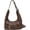 Brown, variant on Womens Designer Fashion Hobo Bag Leather Crossbody Shoulder Bag Cool Y2k Purse Casual Handbag with Belt Design