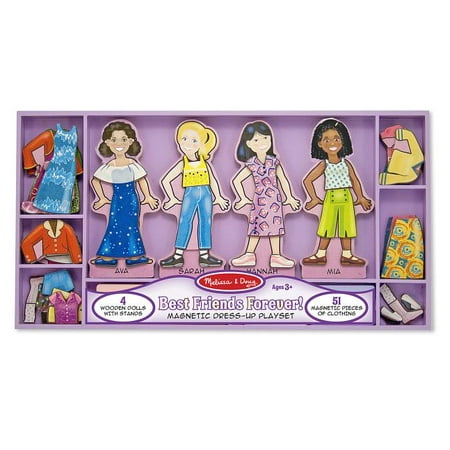Children's Melissa & Doug Best Friends Forever! Magnetic (Best Couples To Dress Up As For Halloween)