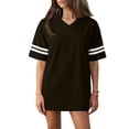 thumbnail image 4 of Unisex Replica Football Jerseys Plain Casual Sport Tops for Training Fitness Outfits Dark Gray M, 4 of 6