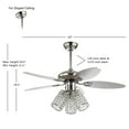 thumbnail image 3 of JONATHAN Y Kris 42" 3-Light Crystal LED Ceiling Fan With Remote, Chrome, 3 of 8