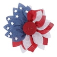 thumbnail image 1 of Independence Day Hanging Sign Wreath,35CM Patriotic Independence Day Patriotic Wall Sign Wreath Independence Day Hanging Decor Compact and Lightweight, 1 of 8