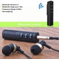 thumbnail image 2 of Adaptador Bluetooth 5.0 de Audio Inalámbrico con Lmada para Sistema de Estéreos, Teléfono para Coche Negro Macarena Receptor de coche, 2 of 8