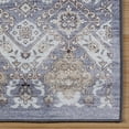 thumbnail image 2 of Gertmenian Crystal Print Tanis Traditional Moroccan Gray Washable Indoor Area Rug, 6x9, 2 of 7