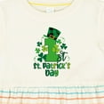 thumbnail image 4 of Inktastic Babys 1st St Patricks Day Irish Shamrock Girls Baby Dress, 4 of 5