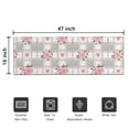 thumbnail image 5 of Pioneer Flower Floral Print Pattern Door Rugs,Washable Non Slip Door Mats Indoor,Decorative Door Mats,Entry Mat Indoor for Entrance,Bedroom,Kitchen,Bathroom,16"x47", 5 of 6