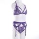 thumbnail image 5 of VISgogo Lencería sexy para mujer, ropa interior de muñeca con vendaje exótico, conjunto de tirantes con frente de celosía VISgogo moda, 5 of 9