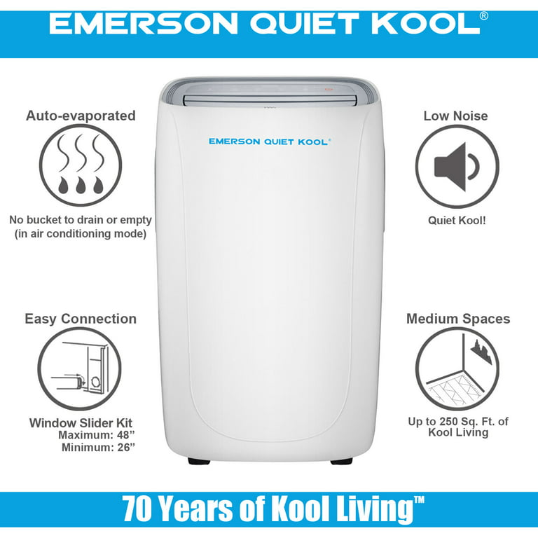 Emerson EAPC12RD1 12,000 BTU Portable Air Conditioner with New CEC