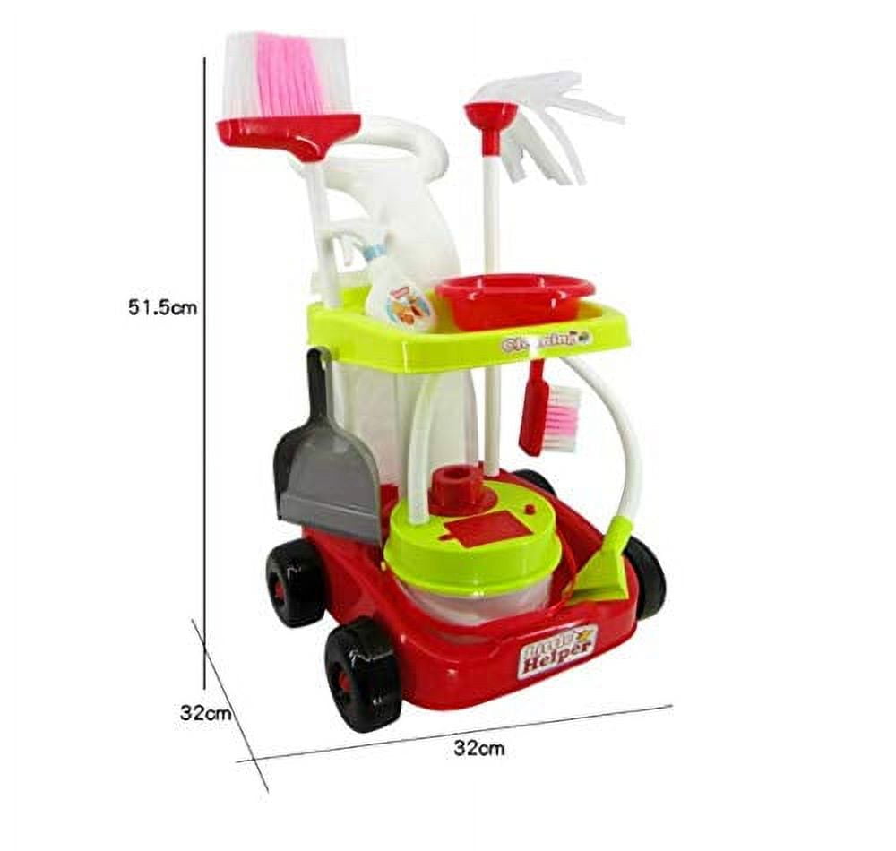 STOBOK 1pc Simulation Vacuum Cleaner Kids Cleaning Toys Dust Cleaner Home  Doll Home Accessories Early Pretend Play Kitchen Accessories Decoration