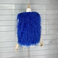 thumbnail image 6 of FNFHFY Womens Faux Fur Vest Fashion Pullover V Neck Plush Vests Cropped Sleeveless Fuzzy Fleece Jacket Solid Shaggy Winter Waitcoat Gilet, 6 of 7