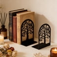 thumbnail image 4 of shyuyusa Metal Book End 2 Piece Set Stable Structure For Home Office Study Book Shelf And File Organizing, 4 of 6