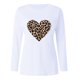 thumbnail image 3 of Pntutb Mujeres Día de San Valentín Casual Manga larga O Cuello Estampado de leopardo Top en forma de corazón Pntutb Pntutb-6564, 3 of 4