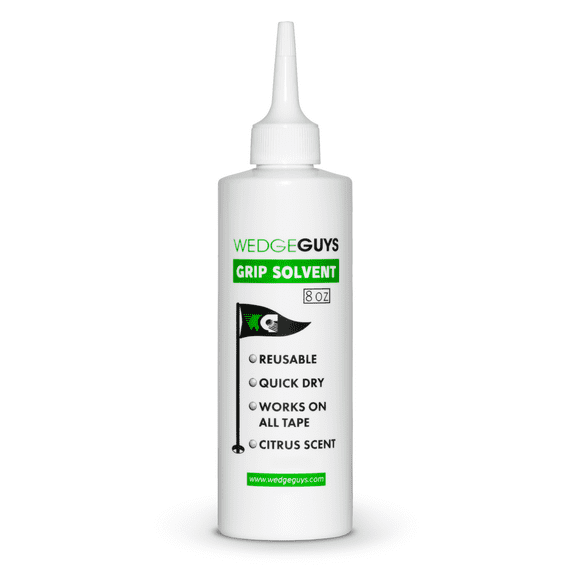 Wedge Guys Professional Golf Grip Solvent for Regripping Golf Clubs 8 Ounce Solution for Easy Regripping and Golf Club Repair