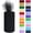 Black, variant on Rainbow Tulle Rolls 6 Inch by 10 Yards Macarons Gradient Shimmer Spool Ribbon for Table Chair Sash Bow Pet Tutu Skirt Sewing Crafting Fabric Wedding Party Birthday Centerpieces Bouquet Decor -
