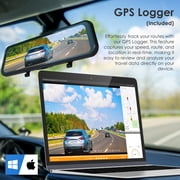 Rexing M2-4 4-Channel Mirror Dash Cam 1080p All Around with GPS