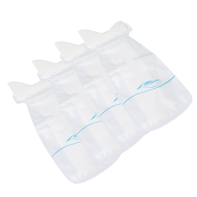 Orinal portátil para hombres, 4 bolsas de orina desechables, inodoro de bolsillo, orinal femenino, durabilidad extendida