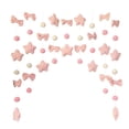 thumbnail image 2 of No Drill Door Curtain Hanging Decor with 45 Balls Stars, 23.6 Inch Doorway Wall Decoration for Bedroom Living Room Entryway(9Pcs), 2 of 6