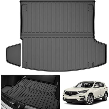 IKABEVEM Cargo Liner for Acura RDX 2019-2024 Custom Fit All Weather TPE Rubber Car Trunk Mat
