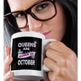 thumbnail image 2 of 3drose, Queens Are Born in October., 15oz Mug, 2 of 6