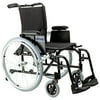 Drive Medical Cougar Ultra Lightweight Rehab Wheelchair, Swing away Footrests, 18" Seat
