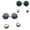 Black, variant on Aellinatey Vintage Sunglasses Womens Ball Pendant Sun Glasses Shade Disco PartyGlasses