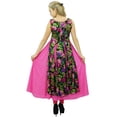 thumbnail image 4 of Phagun Kurti Anrakali Rose pour Femmes, Kurta Indienne à Double Couche, Robe d'Été pour Femmes-22, 4 of 6