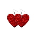 thumbnail image 1 of HOARBOEG Boucles d'Oreilles pour Femmes Boucles d'Oreilles de la Saint-Valentin Cœur Amour Lèvres Rouges Boucles d'Oreilles Imprimées Double Face, 1 of 1