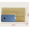 thumbnail image 7 of Straw Clutch Purses for Women Vintage Summer Straw Beach Bag Woven Purse Wicker Rattan Envelope Clutch for Wedding, 7 of 7