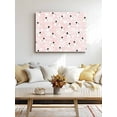 thumbnail image 5 of Christmas Winter Snowman Canvas Print Wall Art Xmas Snowflakes Pink Patches Pictures Painting Morden Artwork for Living Room Bedroom, Ready to Hang - 12"x16", 5 of 6