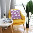 thumbnail image 6 of Cute Goose Pillow Covers Soft Crystal Velvet Decor Giftsative Cushion Covers Square Throw Pillow Covers Home Decor Gifts for Sofa, 20×20 Inch, 6 of 7