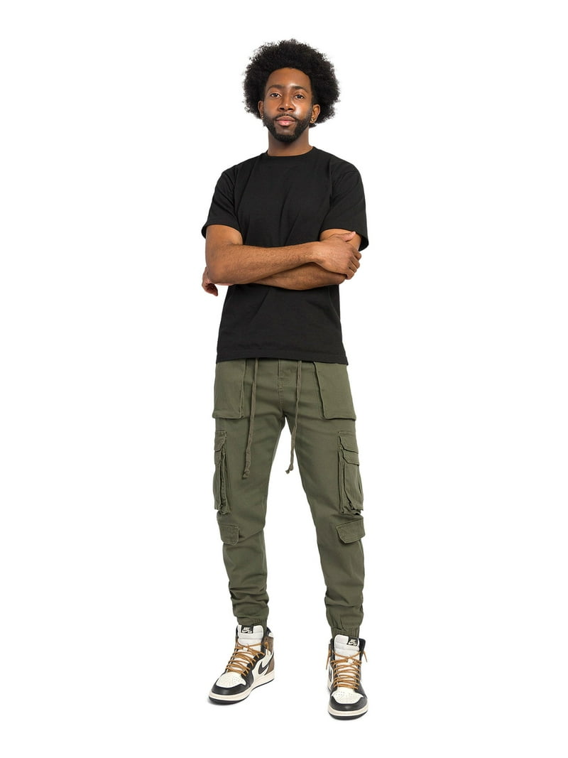Victorious Men's Utility Techwear Cargo Jogger Pants JG3030-NEW