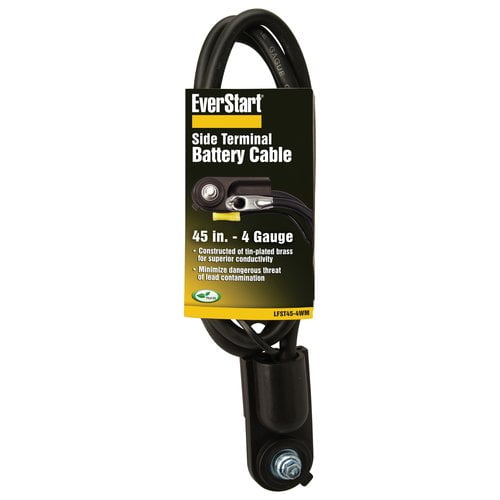 Everstart LFST45-4WM 4-Gauge Side Terminal Battery Cable, 45-Inches