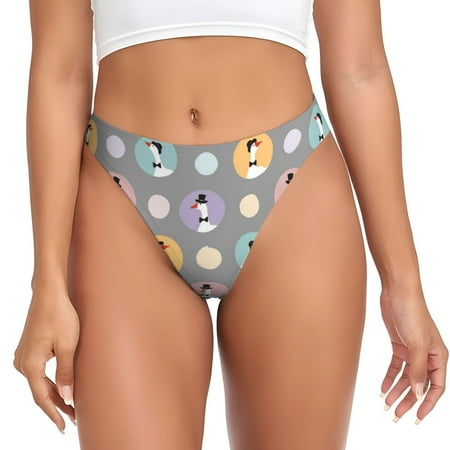 Sigee Cute Geese for Women s G-String Panty  Low Rise  Soft Lace Perfect for Everyday Wear or Special Occasions-X-Small