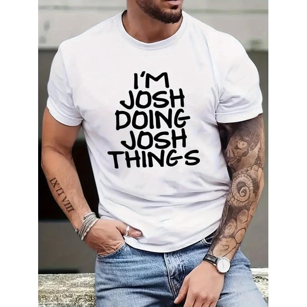 Men'S Short Sleeve T-shirt Summer T-shirt Top Tee For Adult, Men, Women, Teen, Teenager, Adolescent, Youth