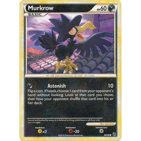 Pokemon Undaunted Common Murkrow #58
