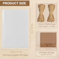 100 Clear Cellophane Treat Bags 4.7x7