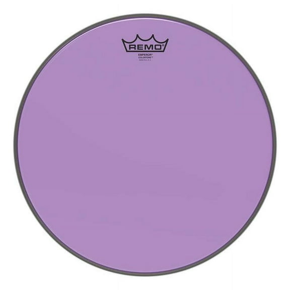 Remo Drum Heads 3701757 14 in. Emperor Colortone Tom Batter Drumhead, Purple