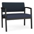 thumbnail image 1 of Lenox Steel Reception Waiting Bariatric Chair / Black Steel / Blue / Blue, 1 of 5