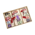 thumbnail image 3 of 9 colgantes de cascanueces para árbol de Navidad, resistentes, de 3,2 x 8,7 cm cada uno, decorativos. Estilo C, 3 of 9