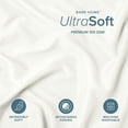 thumbnail image 4 of Bare Home Pillow Sham Set - Premium 1800 Collection - Double Brushed - Standard, Cream, 4 of 9