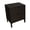 Black, variant on Falkk Furniture - Minimalist 2-Drawer Nightstand