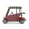 Club Car DS Golf Cart PRO-TOURING Sunbrella Track Enclosure - Burgundy