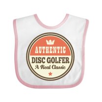 Inktastic Disc Golfer Vintage Classic Boys or Girls Baby Bib