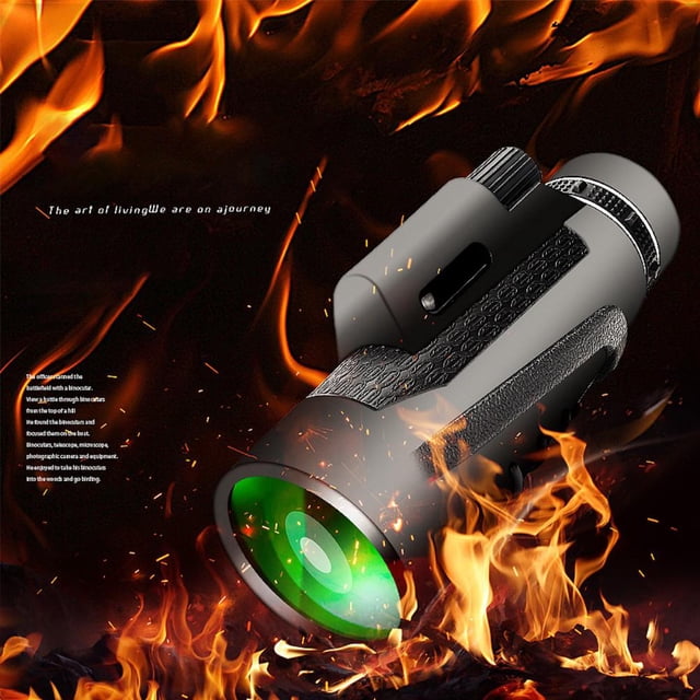 40X60 Professional Monocular Telescope Waterproof Portable Monocular Scope Monocular Scope for Hiking Camping