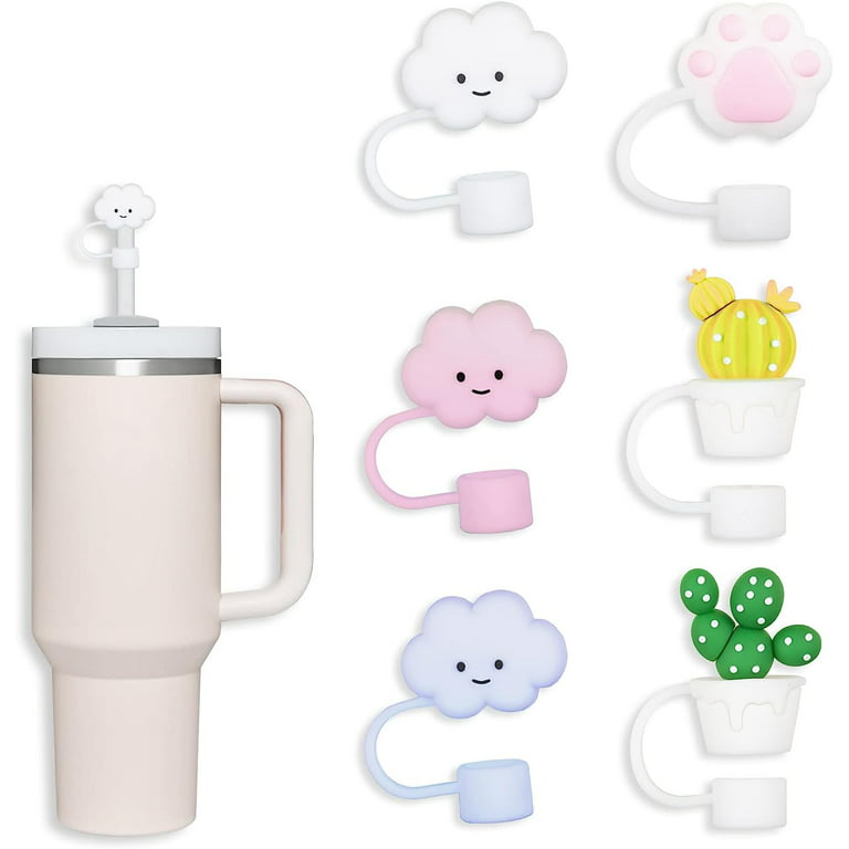 3 Pack Compatible with Stanley 30&40 Oz Tumbler, 10mm Cloud Shape Straw  Covers Cap, Cute Silicone Cloud Straw Covers, Straw Protectors, Soft  Silicone Cloud Shape Straw Lid for 10mm Straws 