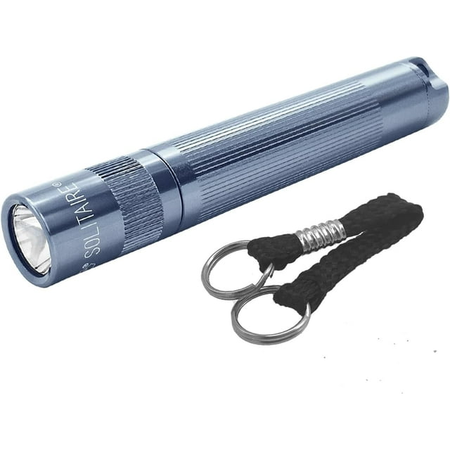 Linterna MagLite Solitaire incandescente de 1 celda AAA gris