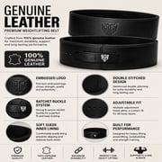 MT 13mm Genuine Leather Lever Belt | Powerlifting & Weightlifting Gym Belt for Men & Women