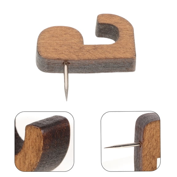 HOMEMAXS MultiFunctional Decorative Thumb Tack Hooks for Home Use with Wire in Multi Color 40pcs