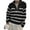 C-Black43, variant on JIAYUE Knit Sweater For Women Striped Long Sleeve Drop Shoulder Collared Relaxed Fit Half Zip Pullover For Women Cozy Elegant Homewear