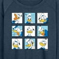 thumbnail image 3 of Mickey & Friends - Donald Grid - Women's Lightweight French Terry Long Sleeve Shirt, 3 of 5